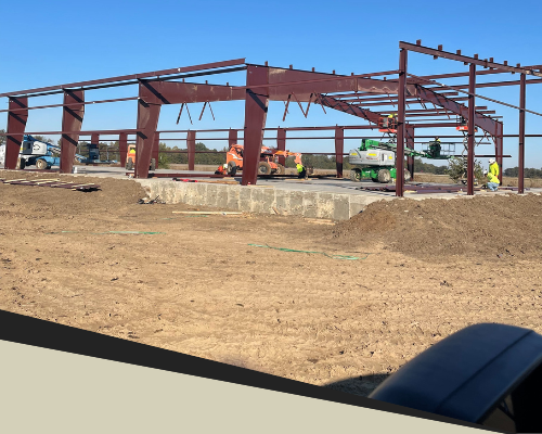 commercial building under construction